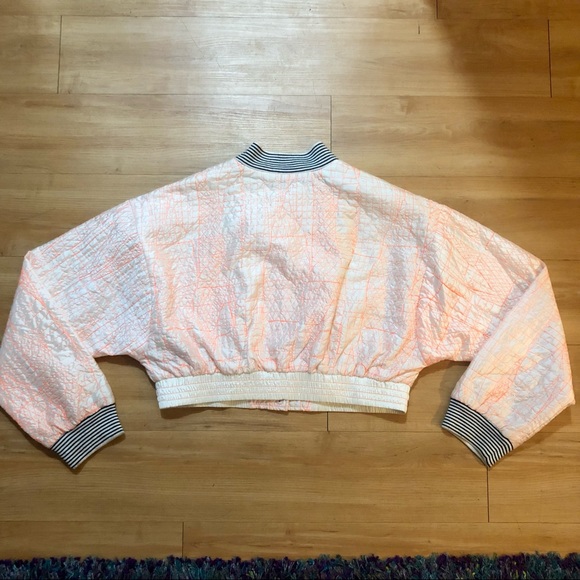 Urban Outfitters Without Walls Katey Embroidered Parachute Jacket - Small - Picture 3 of 14